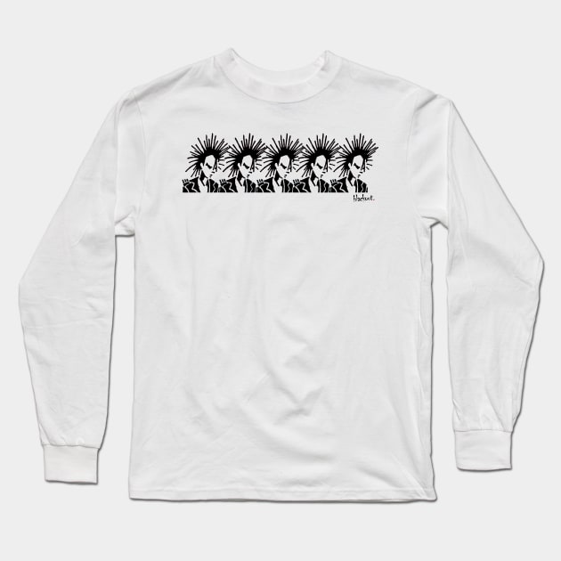 Punk Crew in Black by Blackout Clothing Long Sleeve T-Shirt by Blackout Design